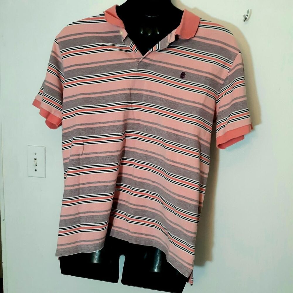 Izod Men's Pink Polo-shirts